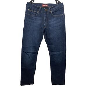 LEE Premium Select Jeans Straight Leg Regular Stretch Medium Wash Men 32x34 Blue